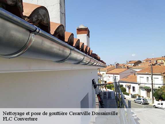 Nettoyage et pose de gouttière  cesarville-dossainville-45300 FLC Couverture