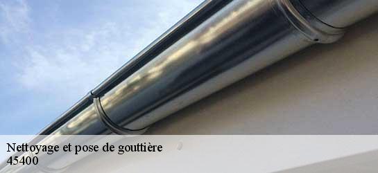 Nettoyage et pose de gouttière  45400