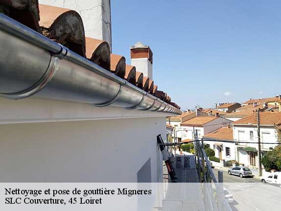 Nettoyage et pose de gouttière  migneres-45490 FLC Couverture