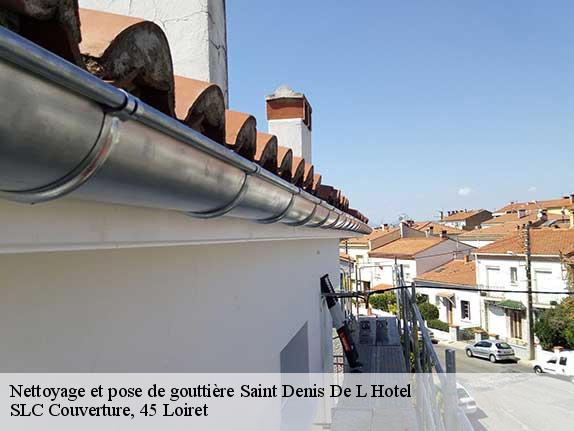 Nettoyage et pose de gouttière  saint-denis-de-l-hotel-45550 SLC Couverture, 45 Loiret