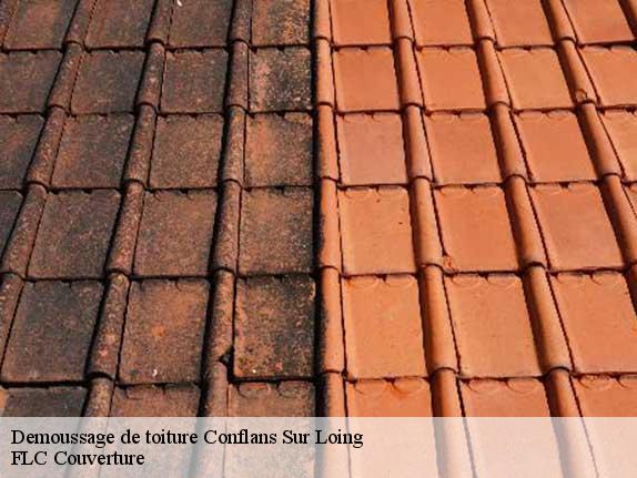 Demoussage de toiture  conflans-sur-loing-45700 FLC Couverture